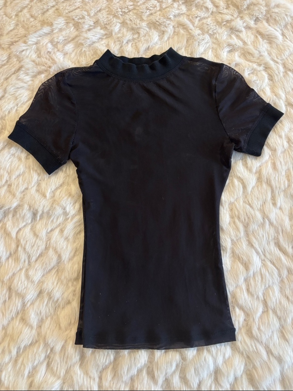 Mesh Black SkinTight Top